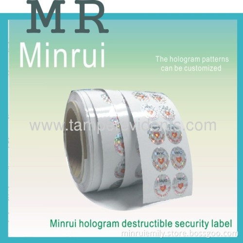 Hologram Destructible Labels